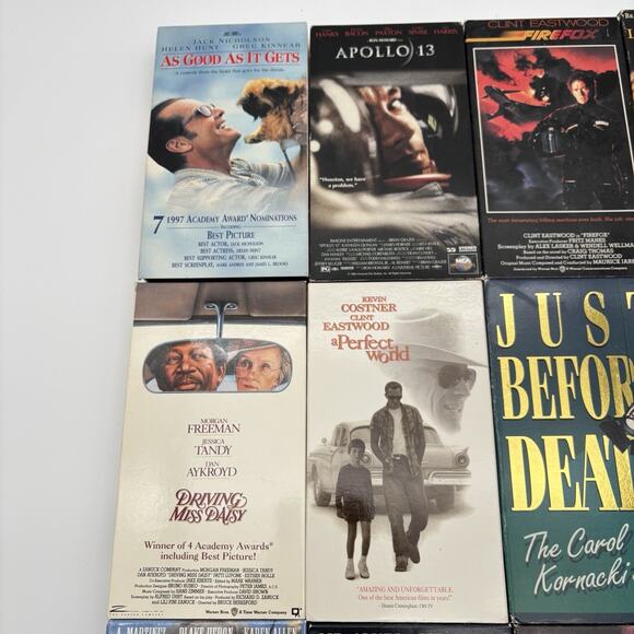 Lot Of 12 VHS Movies - Classics/Blockbusters - Drama Action Suspense - Pre-owned - Picture 2 of 11